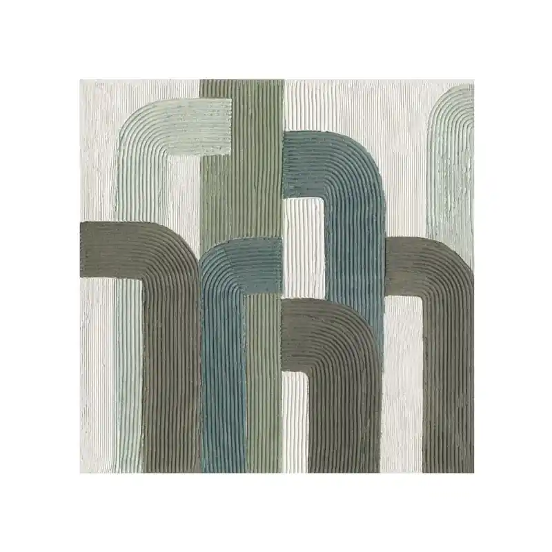 Vendita Finale Agave Quadro Green Lines 100x100 cm