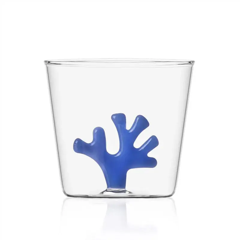 Ichendorf Milano Tumbler Corallo Blu Coral Reef in Vetro Prezzo Conveniente