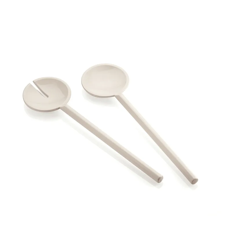 Guzzini Set 2 Posate Insalata Tiffany Bianco Latte H27,5 cm Professionale