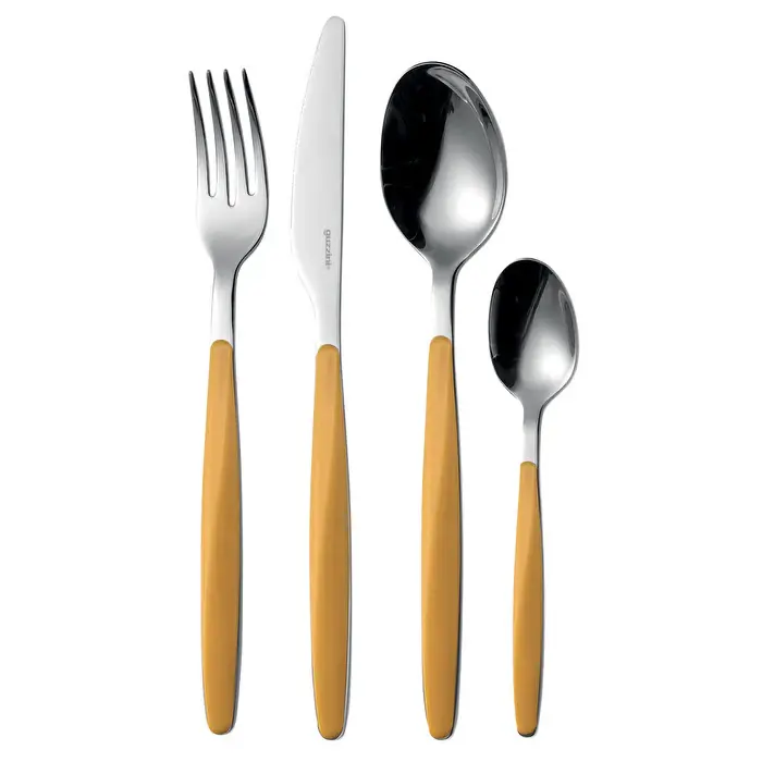Bestseller Guzzini Servizio Posate 24 Pezzi My Fusion Ocra