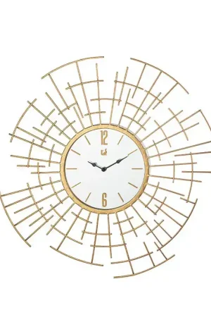 Professionale L‘oca Nera Orologio Metal Linee Gold D 67 cm