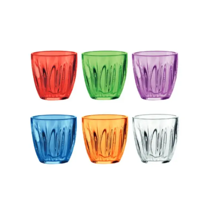 Vendita Finale Guzzini Set 6 Bicchieri Acqua Aqua h9,5x9 cm