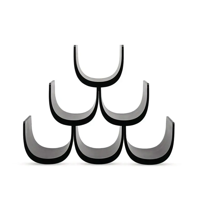 Alessi Portabottiglie Modulare Noè In Resina Nero Più Venduto