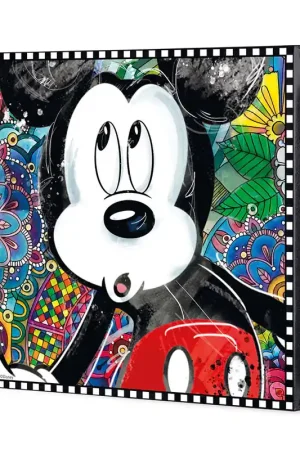 Egan Quadro Mickey Forever & Ever 100x100 cm Scelto Dai Clienti