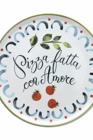 Bestseller Tognana Andrea Fontebasso Piatto Pizza fatta con amore 33 cm
