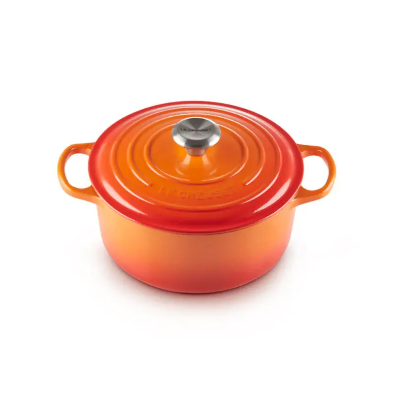 Offerta Lampo Le Creuset Cocotte Rotonda Evolution in Ghisa Vetrificata 24 cm Arancio