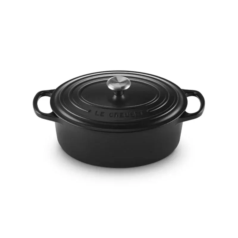 Le Creuset Cocotte Ovale Evolution in Ghisa Vetrificata 29 cm Nero Occasione