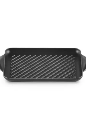 Affare Le Creuset Grill Rettangolare Tradition in Ghisa Vetrificata 32x22 cm Nero
