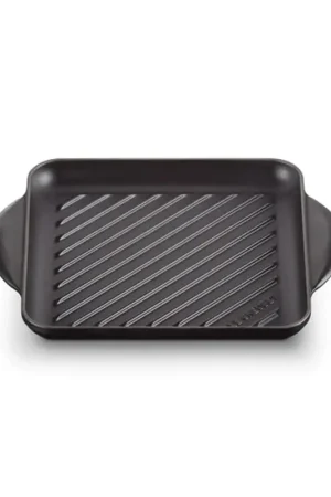Le Creuset Grill Quadrato Tradition in Ghisa Vetrificata 24 cm Nero Prezzo Scontato