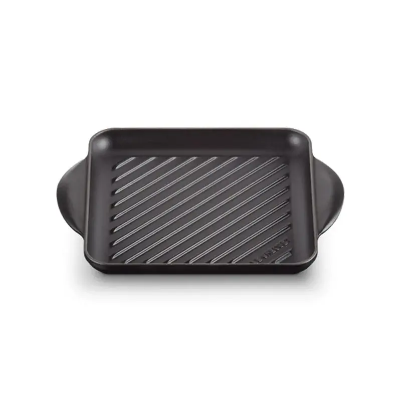Le Creuset Grill Quadrato Tradition in Ghisa Vetrificata 24 cm Nero Prezzo Scontato