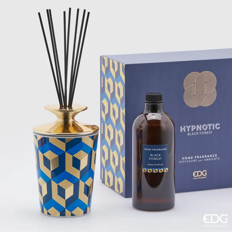 EDG Enzo De Gasperi Diffusore con Bastoncini 900 ml Black Forest Più Venduto
