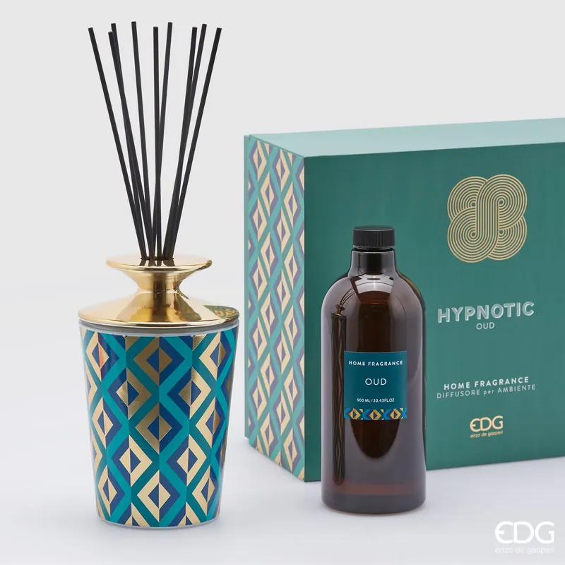 EDG Enzo De Gasperi Diffusore con Bastoncini 900 ml Oud Economico
