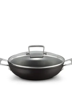 Le Creuset Tegame Basso in Alluminio Antiaderente con Coperchio Vetro 26 cm Offerta Limitata