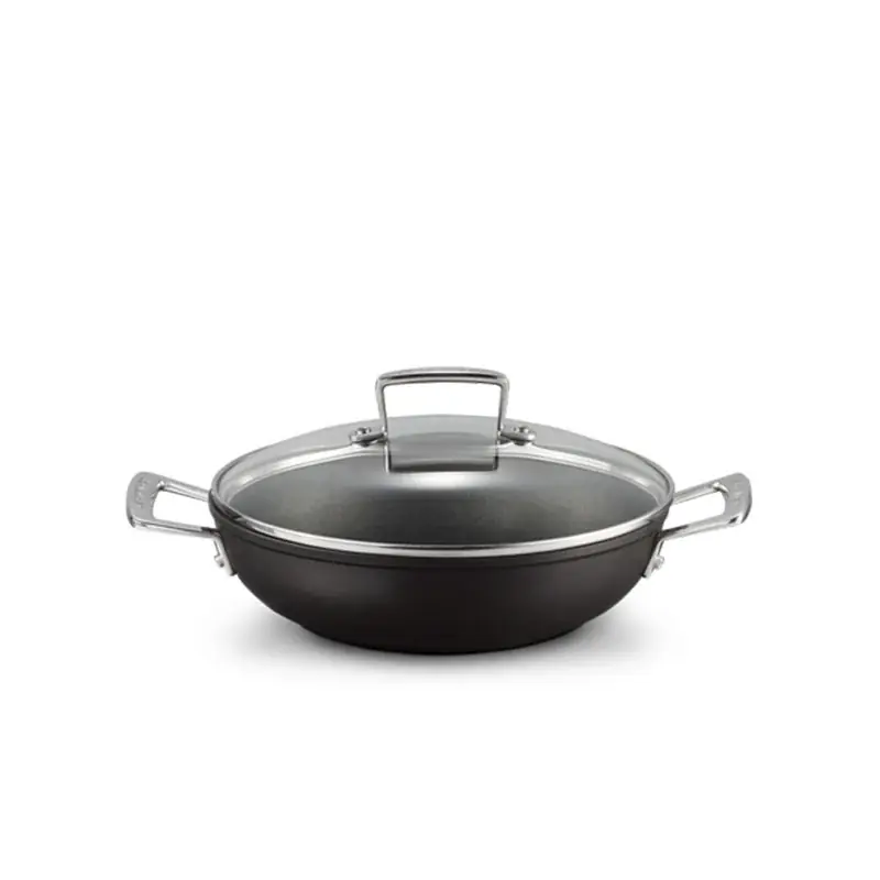 Le Creuset Tegame Basso in Alluminio Antiaderente con Coperchio Vetro 26 cm Offerta Limitata