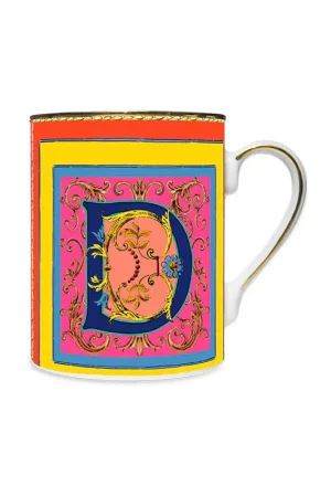 Baci Milano Mug in Porcellana Ortigia Lettera D Offerta