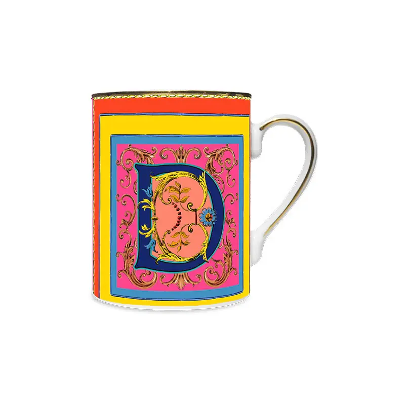 Baci Milano Mug in Porcellana Ortigia Lettera D Offerta