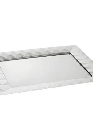 Sambonet Vassoio Rettangolare Malia 48x38 cm in Acciaio Di Tendenza