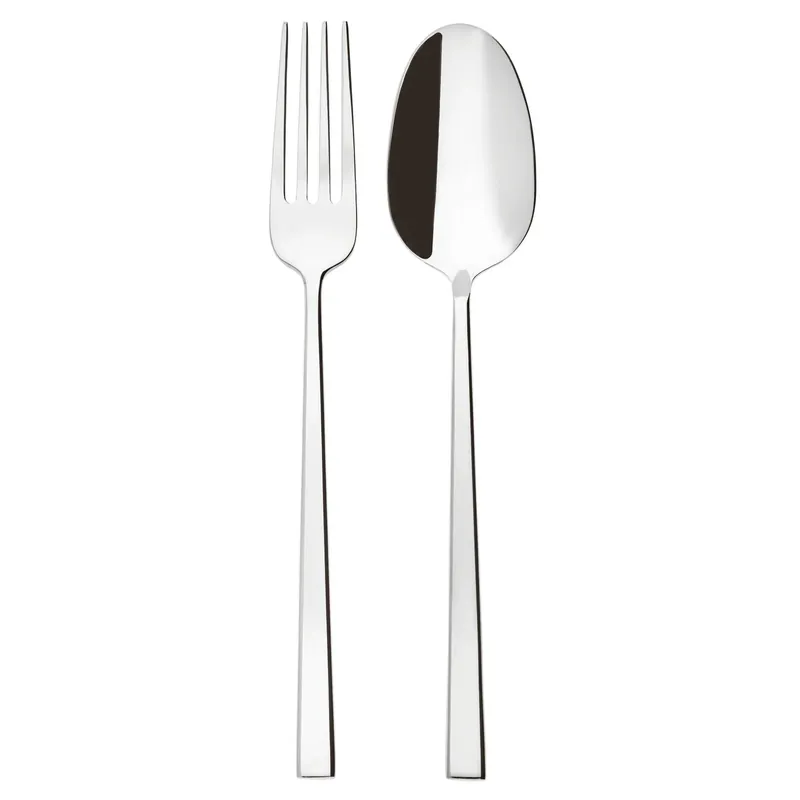 Nuovo Arrivo Sambonet Set 2 Posate Servire Rock in Acciaio Inox