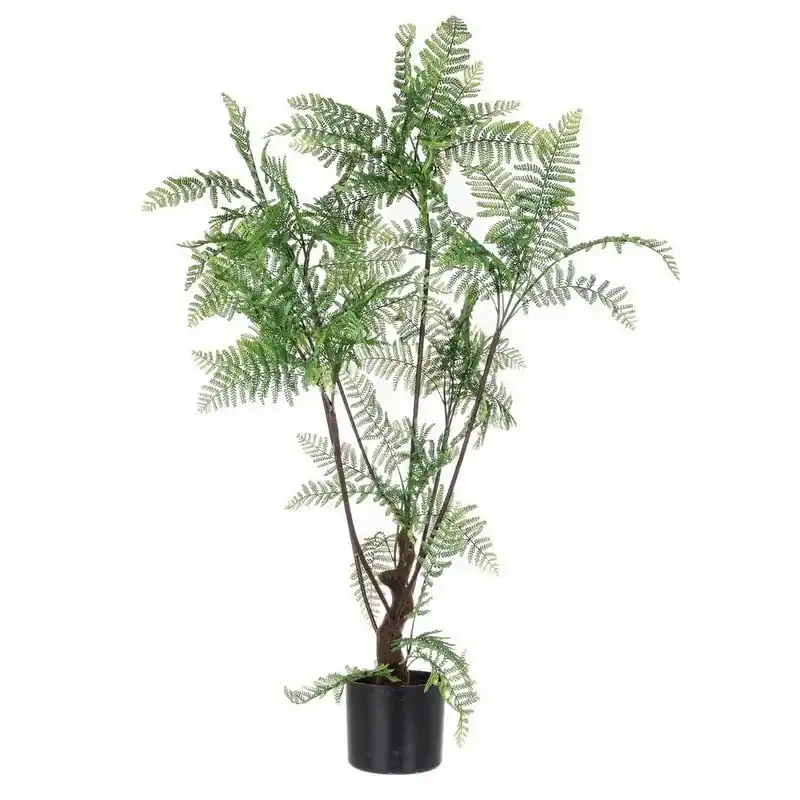 Economico Andrea Bizzotto Pianta Artificiale Felce con Vaso 75 Foglie H108 cm