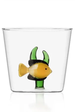 Ichendorf Milano Bicchiere Acqua Pesce Giallo Alga Verde Marine Garden Acquista Ora