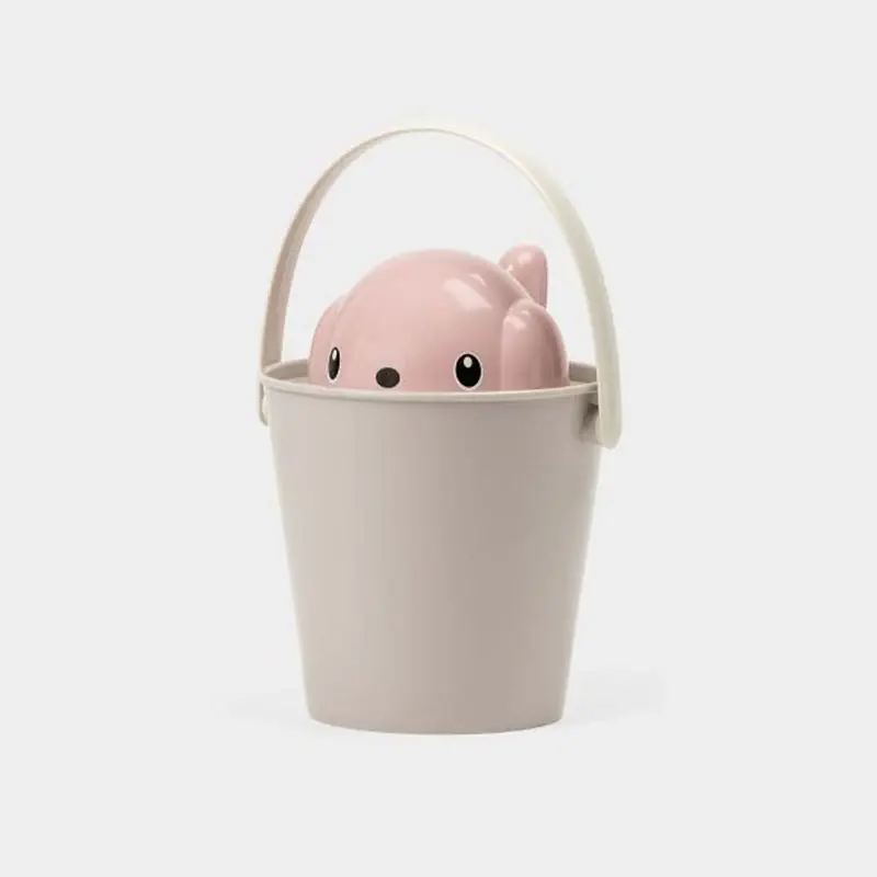 Offerta United Pets Secchiello Porta Crocchette Crock Semi Ermetico con Paletta Rosa