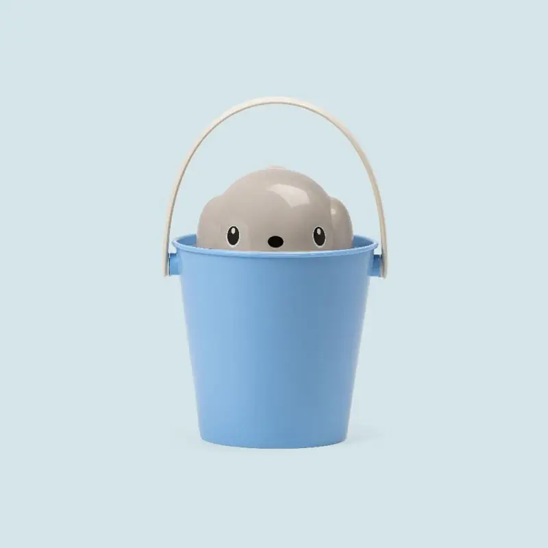 Reso Gratuito United Pets Secchiello Porta Crocchette Crock Semi Ermetico con Paletta Azzurro