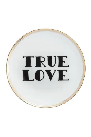 Nuovo Arrivo Bitossi Home Piatto True Love D17 cm in Porcellana