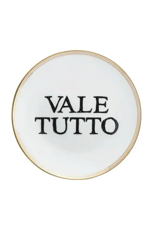 Non Perdere Bitossi Home Piatto Vale tutto D17 cm in Porcellana