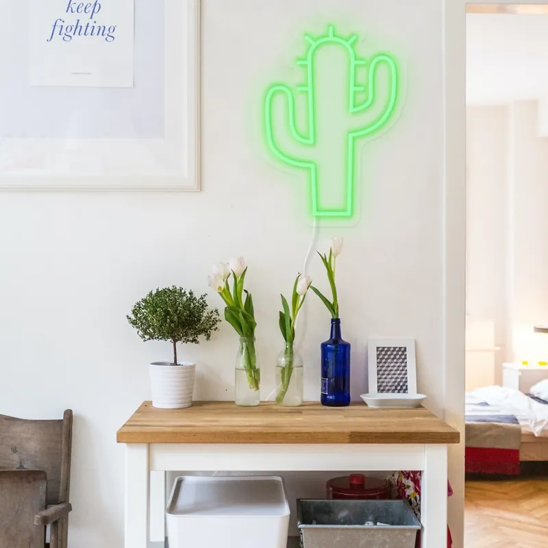 Candyshock Luce Neon Cactus 40 cm Ultima Occasione