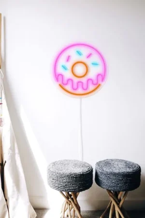 Quantità Limitata Candyshock Luce Neon Donut 40 cm