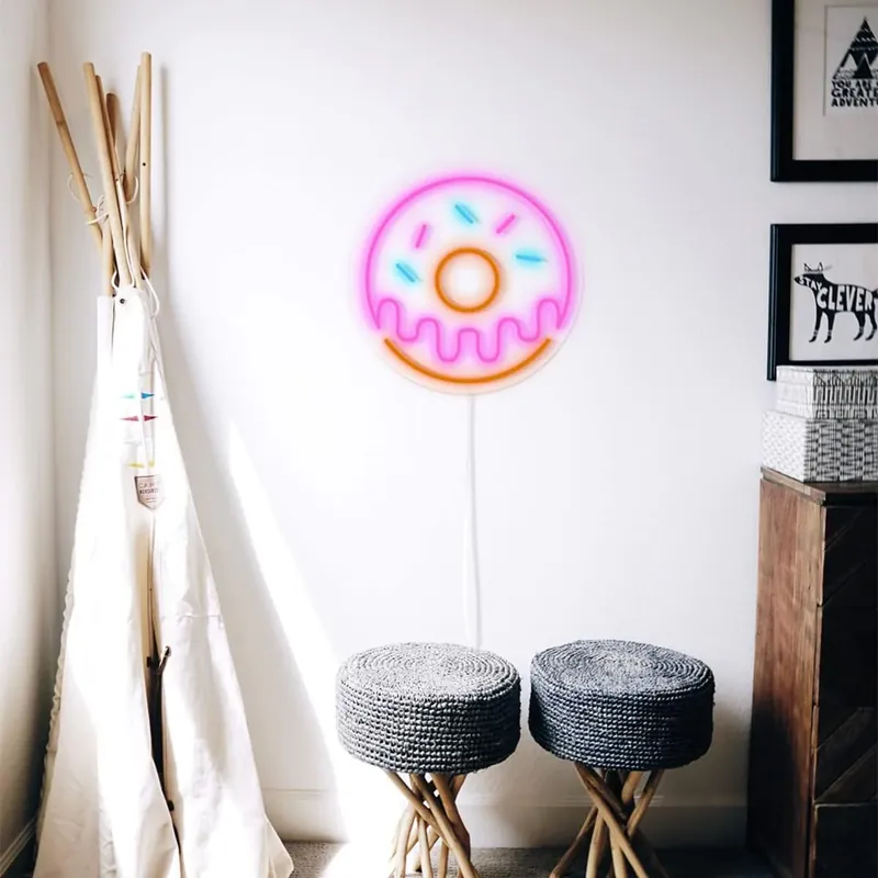 Quantità Limitata Candyshock Luce Neon Donut 40 cm