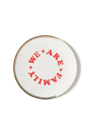 Non Perdere Bitossi Home Piatto We are Family D17 cm in Porcellana