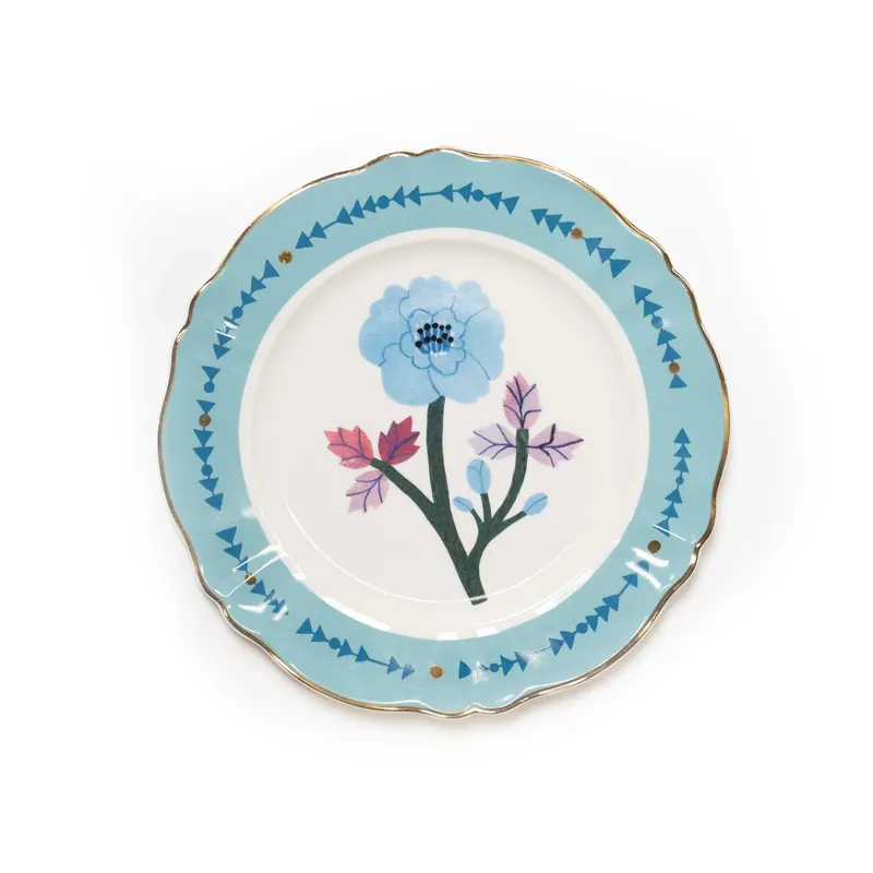Nuovo Arrivo Bitossi Home Vassoio Tondo Botanica in Porcellana 32,5 cm