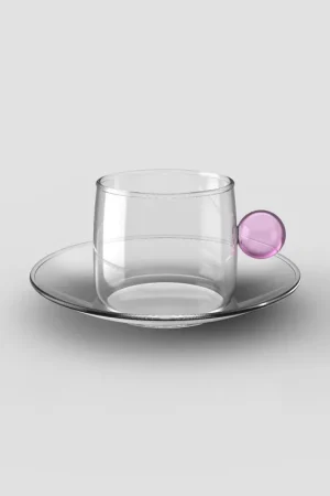 Acquista Ora Zafferano Tazzina da caffè con piattino Bilia Rosa