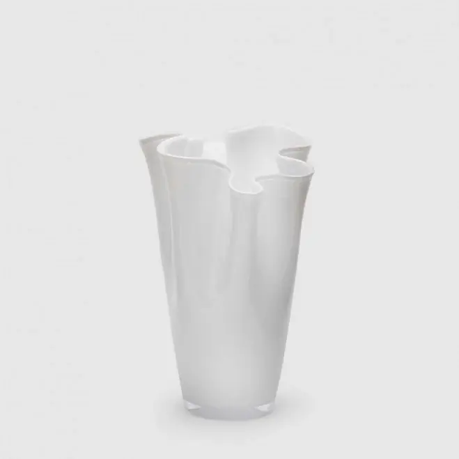 EDG Enzo De Gasperi Vaso Drappo in Vetro H29 cm Compra Oggi Stesso