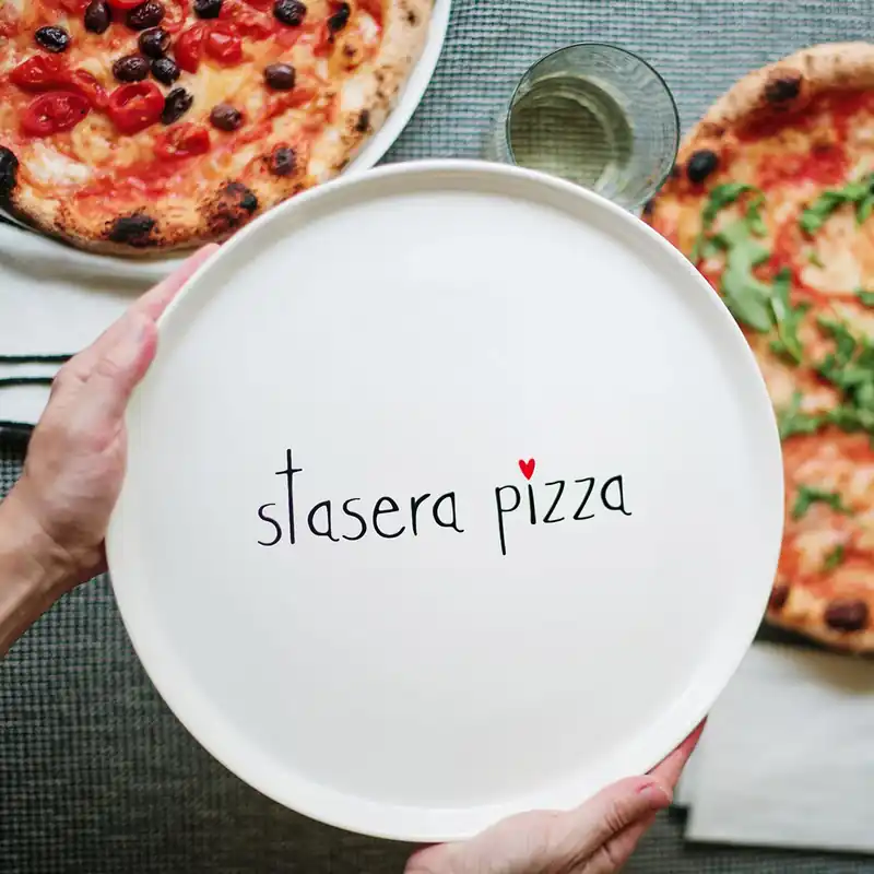 Più Venduto Simple Day Piatto Stasera Pizza 31.5 cm