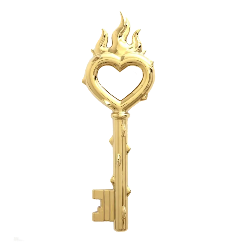 Occasione Imperdibile Seletti Decorazione Chiave in Porcellana Passion Key 52x17 cm