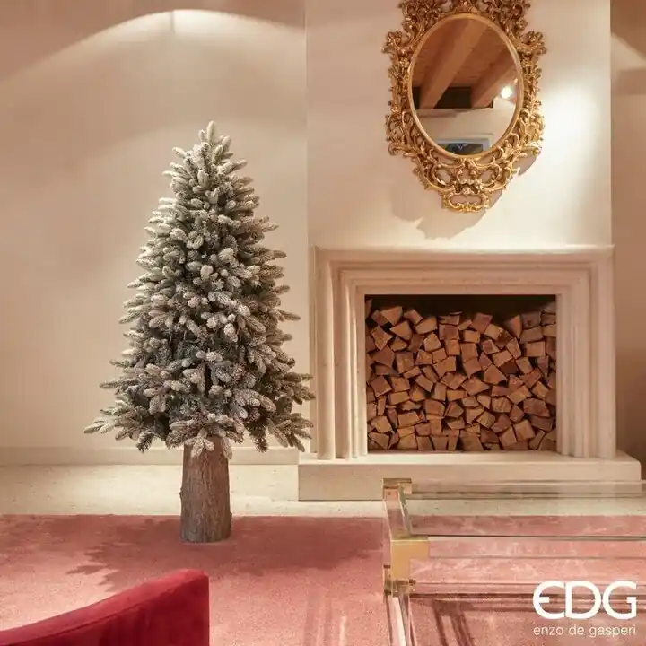 Compra Adesso EDG Enzo de Gasperi Albero di Natale Pino Merano innevato 150 cm senza Led