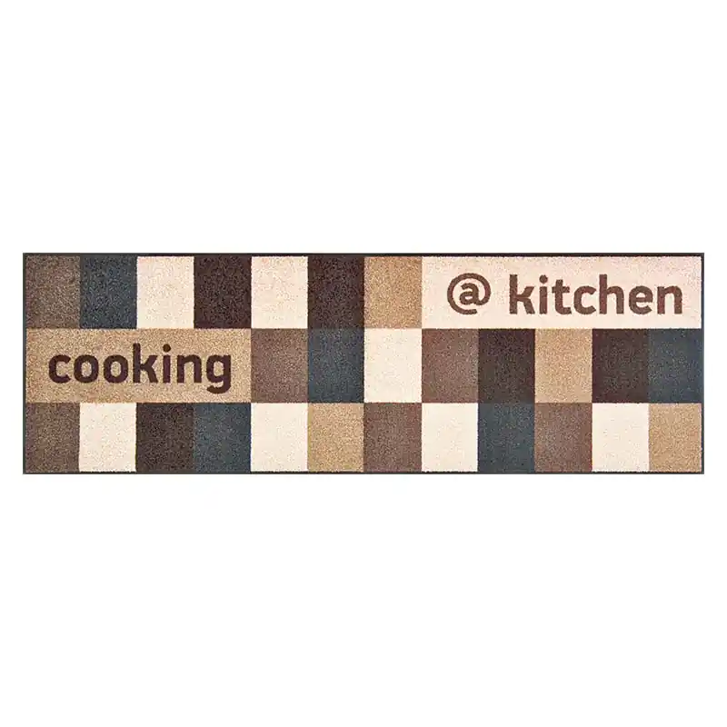 Wash + Dry Tappeto Kitchen Brownish 60x180 cm Must-Have