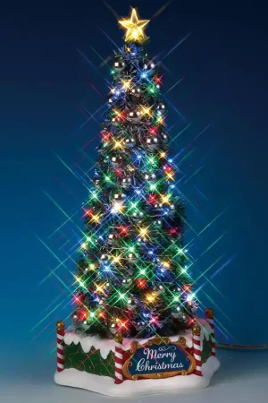 Solo Oggi Lemax Albero di Natale Maestoso con Luci e Suoni H34 cm
