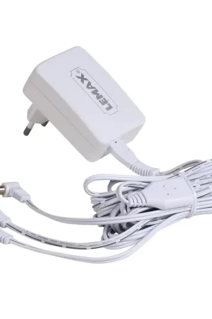 Lemax Adattatore da 4,5V a 3 Uscite Spina Europea Fissa Bianca V2 Saldi