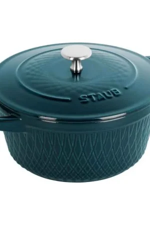 Staub Cocotte in ghisa Twister La Mer 24 cm Super Prezzo