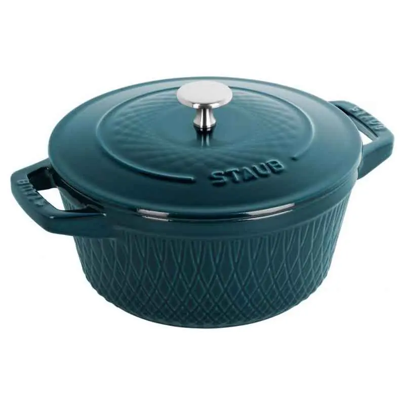 Staub Cocotte in ghisa Twister La Mer 24 cm Super Prezzo