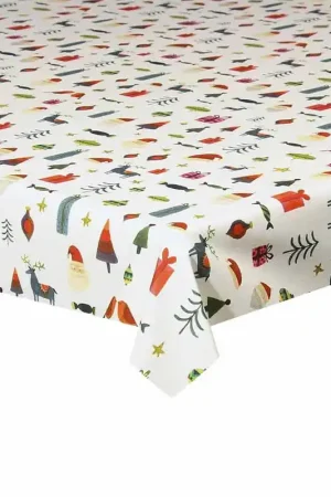 Tognana Tovaglia Natalizia Candy in Cotone 150x350 cm Offerta Del Giorno