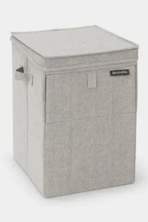 Promozione Brabantia Contenitore Portabiancheria Impilabile 35 Litri Grigio