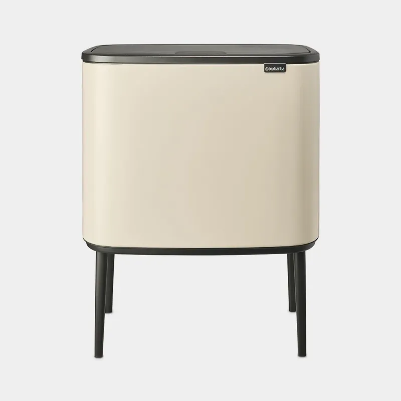 Brabantia Pattumiera Bo Touch 2 Secchi 11+23 Litri Beige Nuovo Arrivo