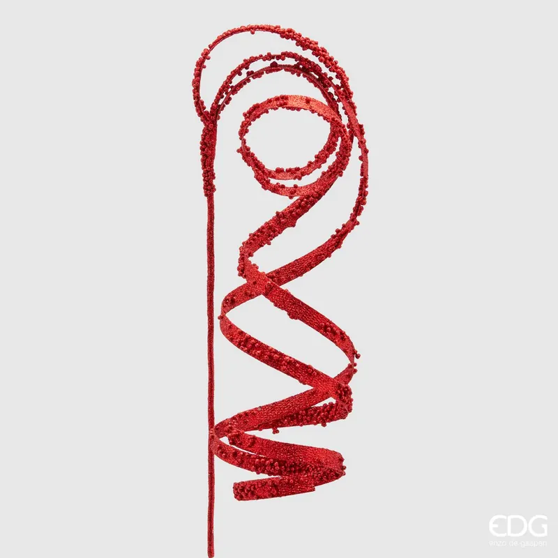 EDG Enzo De Gasperi Filante Glitter H120 Rosso Offerta Speciale