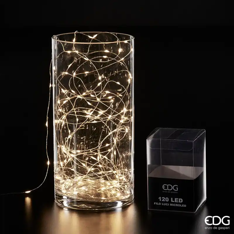 EDG Enzo De Gasperi Luci Natalizie 120 Microled 9 Metri Ultime Pezzi