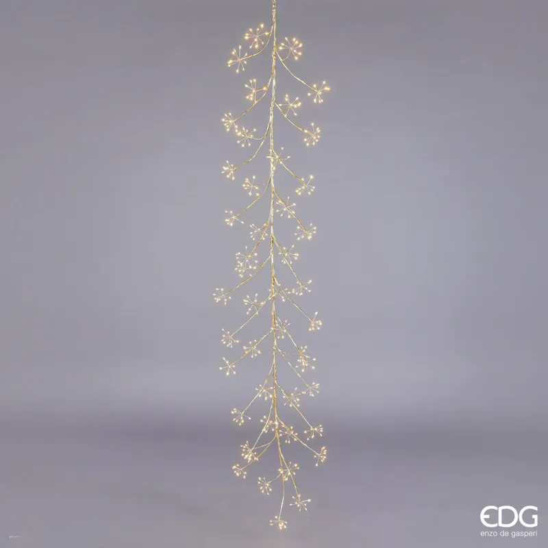 EDG Enzo De Gasperi Festone Ciuffi con 480 microled H180 cm Oro Non Perdere