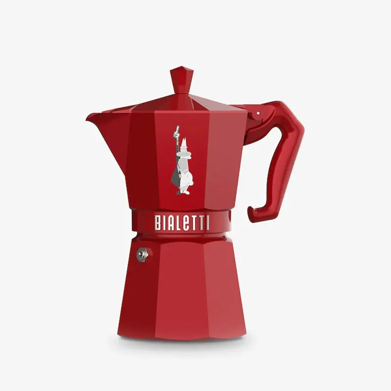 Bialetti Moka Exclusive 6 Tazze Rosso Consegna Rapida